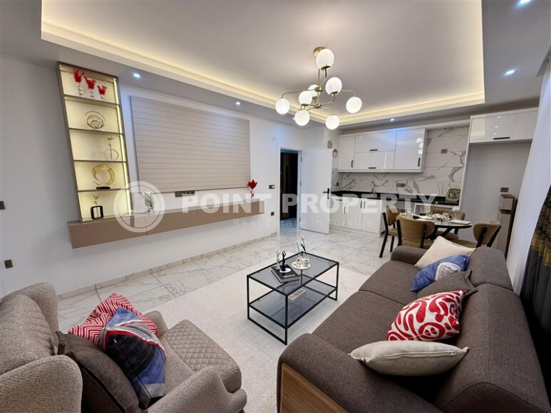 Уютная меблированная квартира 54 м² в новом комплексе, Авсаллар-id-9228-фото-2