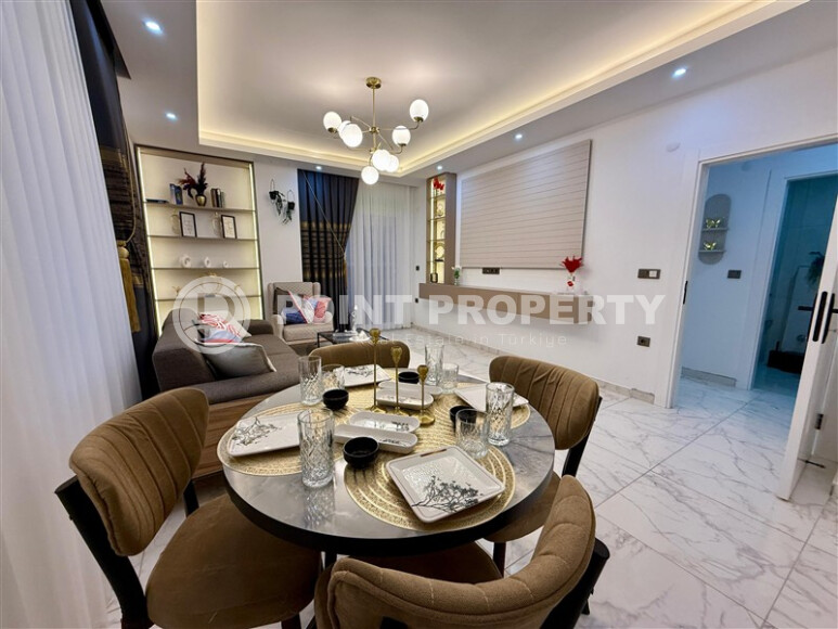 Уютная меблированная квартира 54 м² в новом комплексе, Авсаллар-id-9228-фото-4