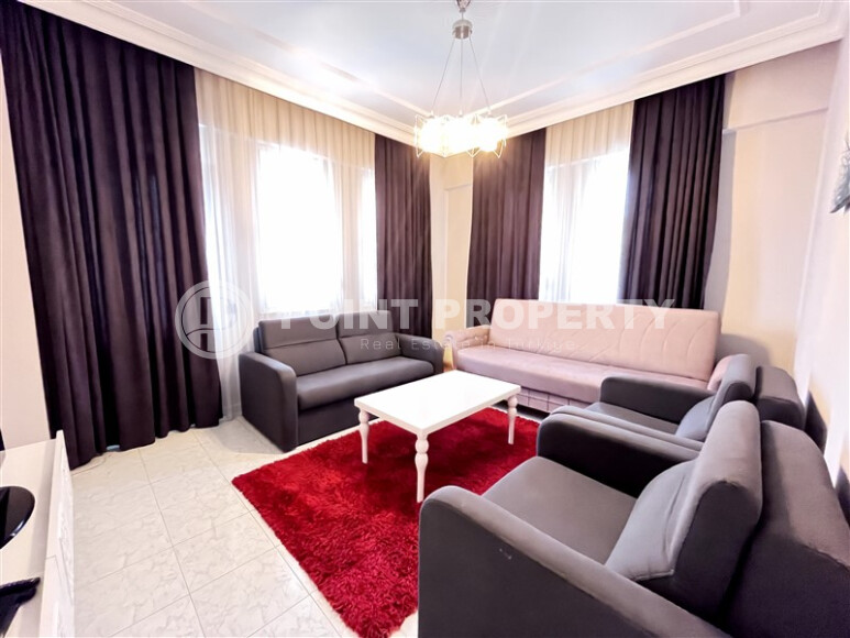 Квартира 80 м² с отдельной кухней у пляжа Клеопатры, Аланья – Центр-id-9237-фото-1