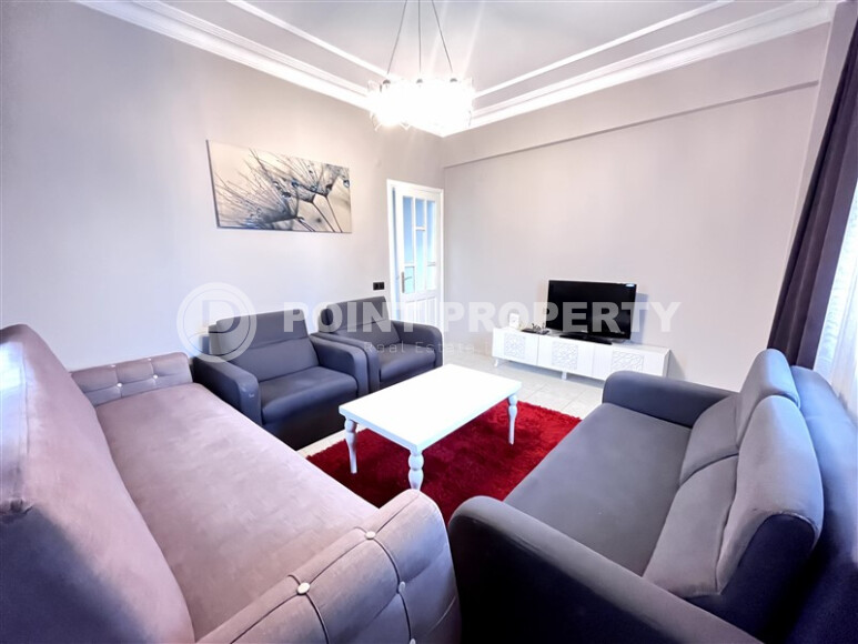 Квартира 80 м² с отдельной кухней у пляжа Клеопатры, Аланья – Центр-id-9237-фото-2