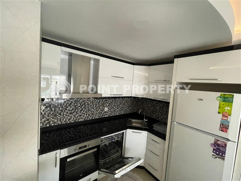 Светлая квартира 1+1, 60 м² с видом на море в 400 метрах от пляжа в районе Махмутлар-id-9253-фото-2