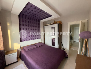 Светлая квартира 1+1, 60 м² с видом на море в 400 метрах от пляжа в районе Махмутлар-id-9253-фото-4