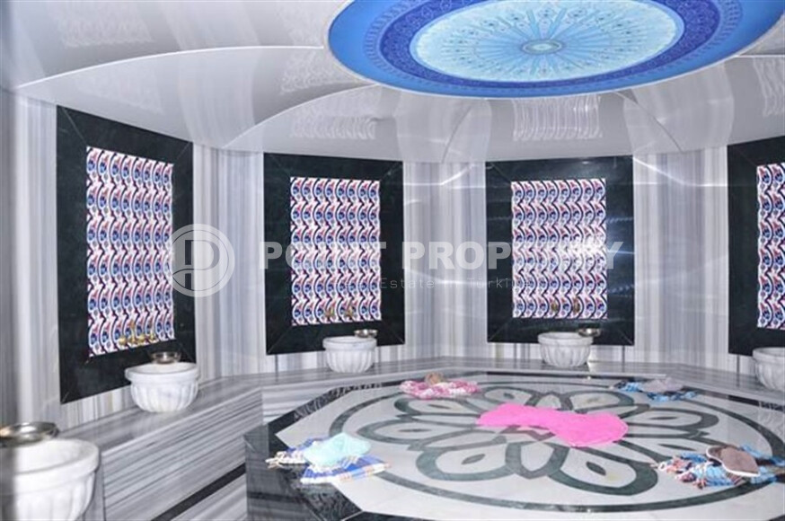 Светлая квартира 1+1, 60 м² с видом на море в 400 метрах от пляжа в районе Махмутлар-id-9253-фото-13