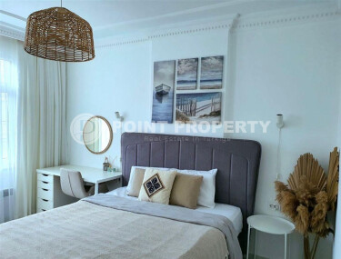 Светлая стильная квартира 2+1 в центре Аланьи в 450 м от моря-id-9258-photo-4