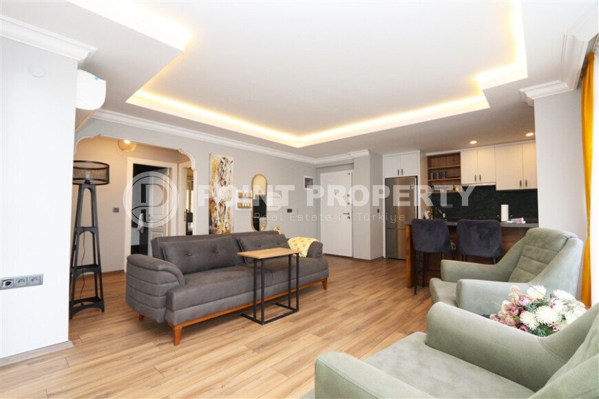 Просторная квартира 100 м² в центре Аланьи в районе Бекташ-id-9277-фото-4