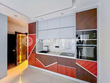 Квартира 1+1 с частичным видом на море в новом комплексе на первой линии в Оба-id-9291-фото-3