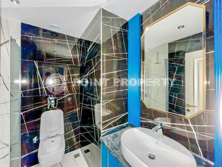 Квартира 1+1 с частичным видом на море в новом комплексе на первой линии в Оба-id-9291-фото-7