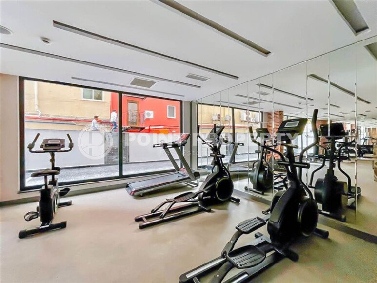 Квартира 1+1 с частичным видом на море в новом комплексе на первой линии в Оба-id-9291-фото-11