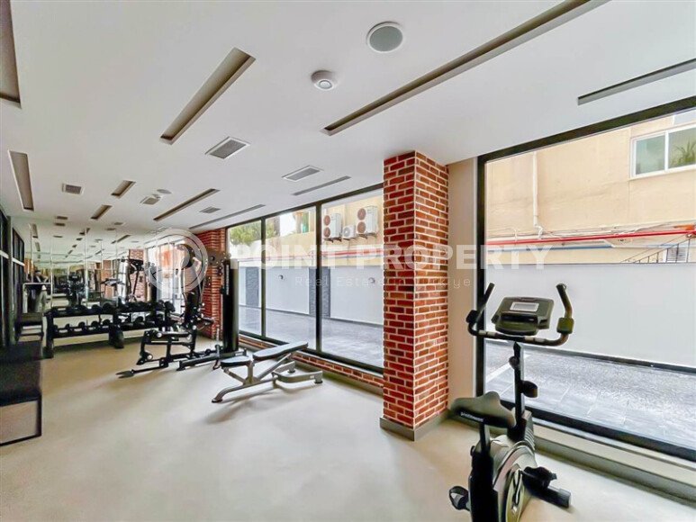 Квартира 1+1 с частичным видом на море в новом комплексе на первой линии в Оба-id-9291-фото-13