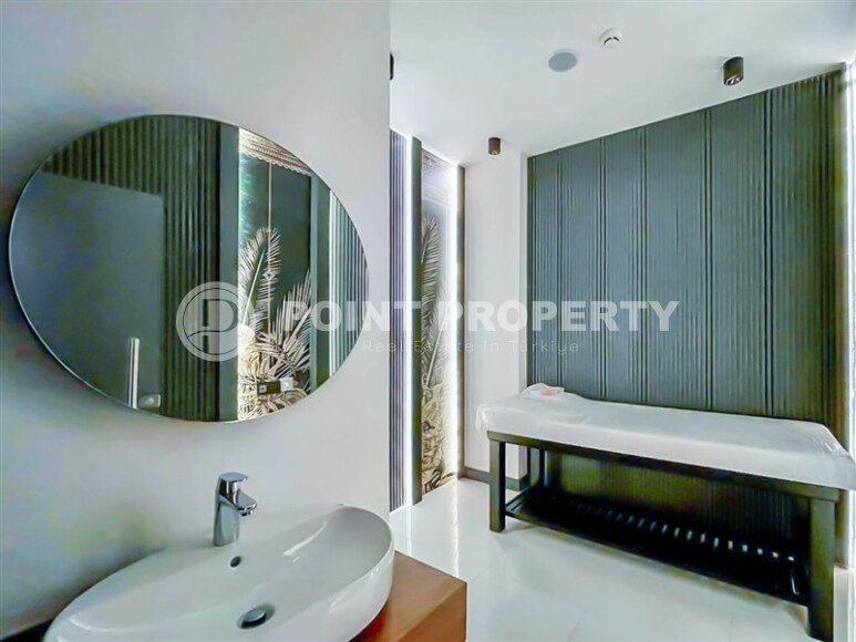 Квартира 1+1 с частичным видом на море в новом комплексе на первой линии в Оба-id-9291-фото-14