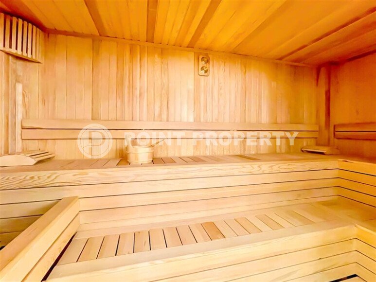 Квартира 1+1 с частичным видом на море в новом комплексе на первой линии в Оба-id-9291-фото-19