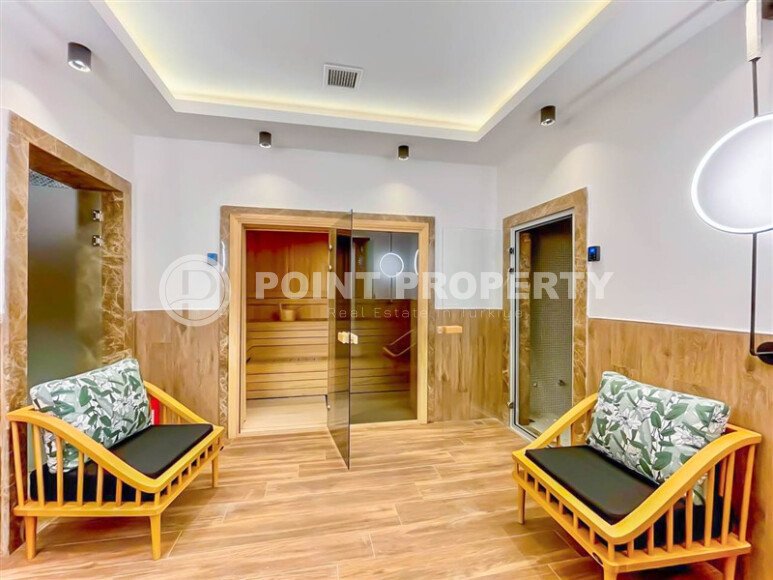 Квартира 1+1 с частичным видом на море в новом комплексе на первой линии в Оба-id-9291-фото-20