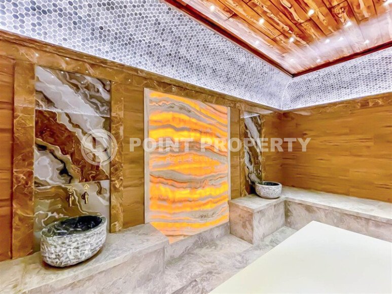 Квартира 1+1 с частичным видом на море в новом комплексе на первой линии в Оба-id-9291-фото-21