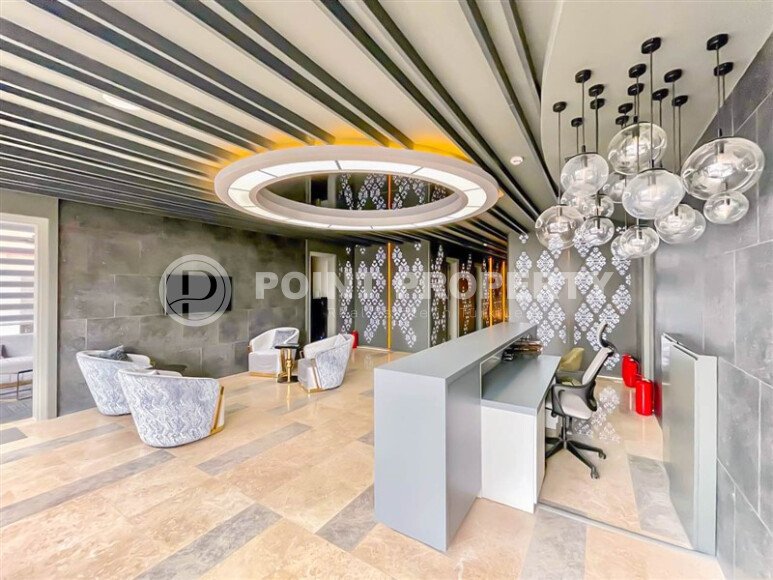 Квартира 1+1 с частичным видом на море в новом комплексе на первой линии в Оба-id-9291-фото-22