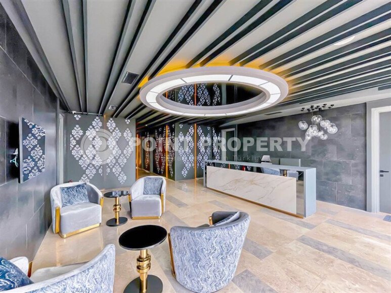 Квартира 1+1 с частичным видом на море в новом комплексе на первой линии в Оба-id-9291-фото-23