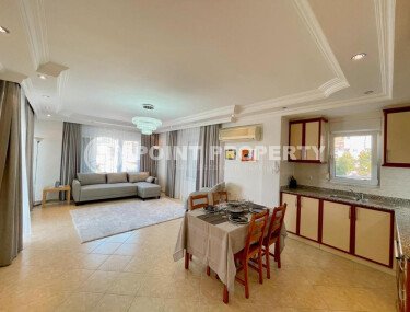 Spacious apartment 115 m² in the center of Alanya with sea view and residence permit-id-9052-photo-3
