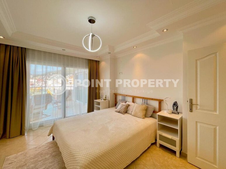 Просторная квартира 115 м² в центре Аланьи с видом на море и ВНЖ-id-9052-фото-7