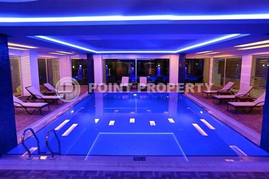 Стильная квартира в районе Тосмур в комплексе с бассейном-id-9307-фото-13