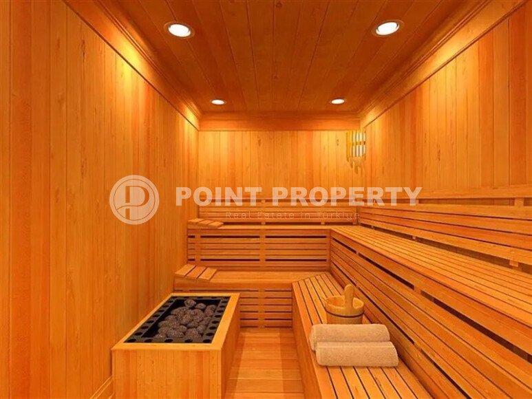 Стильная квартира в районе Тосмур в комплексе с бассейном-id-9307-фото-18