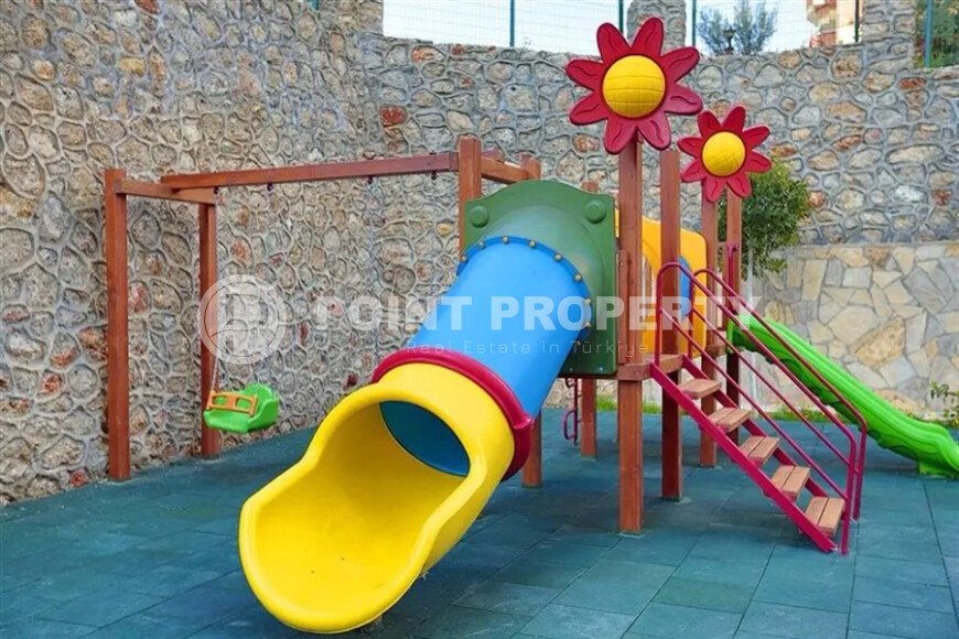 Стильная квартира в районе Тосмур в комплексе с бассейном-id-9307-фото-19