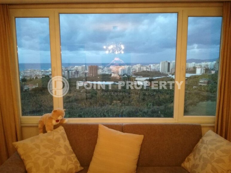 Панорамная квартира 2+1 с красивым видом на море и горы в Махмутларе-id-9310-фото-2