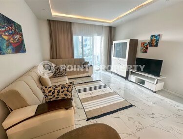 Просторная квартира 1+1 с видом на море в Махмутларе-id-9311-фото-3