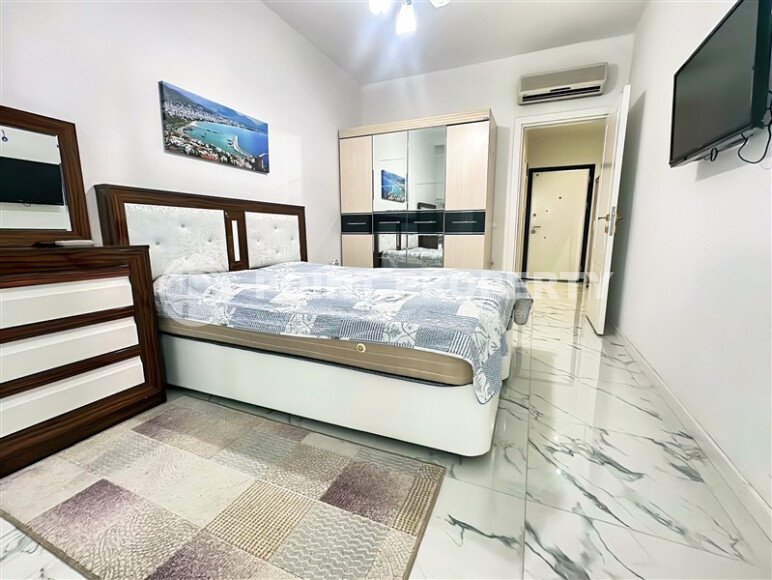 Просторная квартира 1+1 с видом на море в Махмутларе-id-9311-фото-7