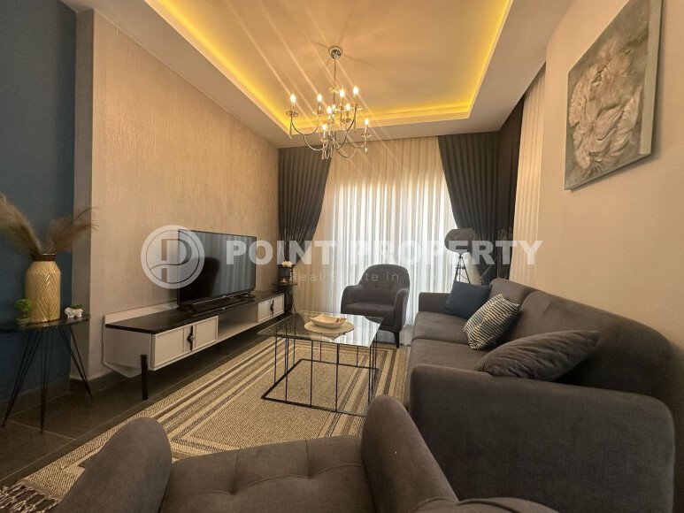 Просторная квартира 2+1 100 м2 с мебелью в новом доме района Махмутлар-id-9313-фото-3