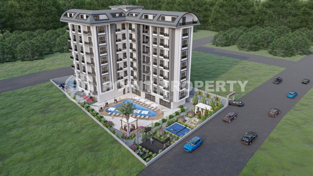 Современная квартира 1+1, 53 м² в Авсалларе-id-9329-фото-1