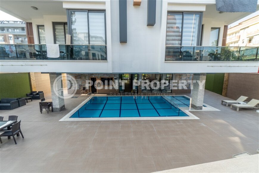 Светлая квартира 2+1 в современном комплексе с бассейном в центре Аланьи-id-9373-фото-19