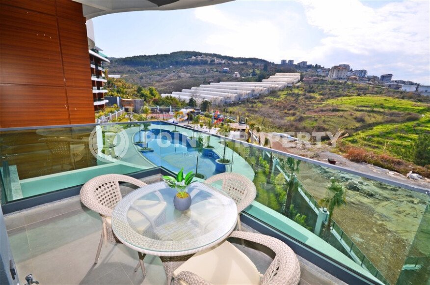 Bright 1+1 apartment with panoramic views of banana plantations in Kargicak-id-9375-photo-11