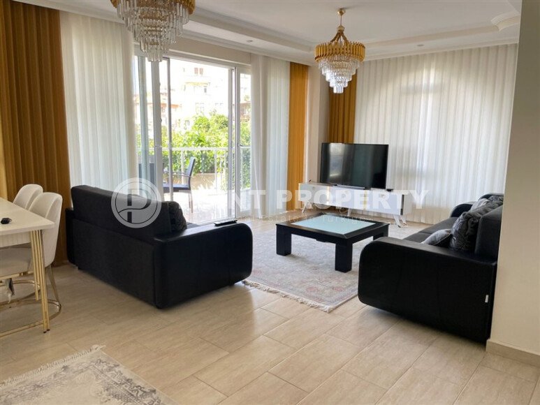 Просторная квартира с видом на море и историческую крепость Алании-id-9383-фото-2