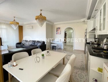 Просторная квартира с видом на море и историческую крепость Алании-id-9383-фото-3