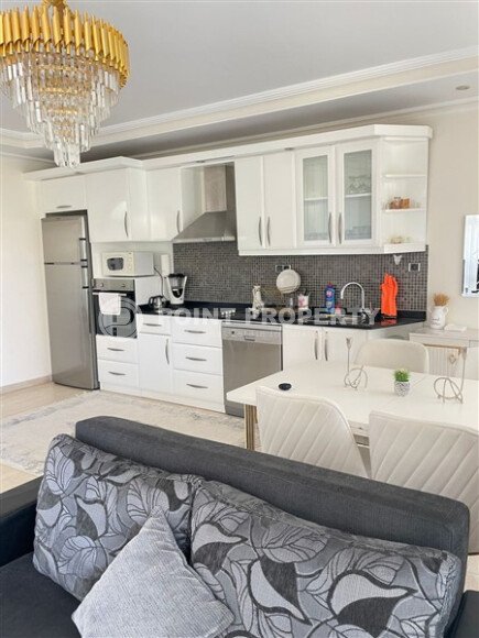 Просторная квартира с видом на море и историческую крепость Алании-id-9383-фото-4