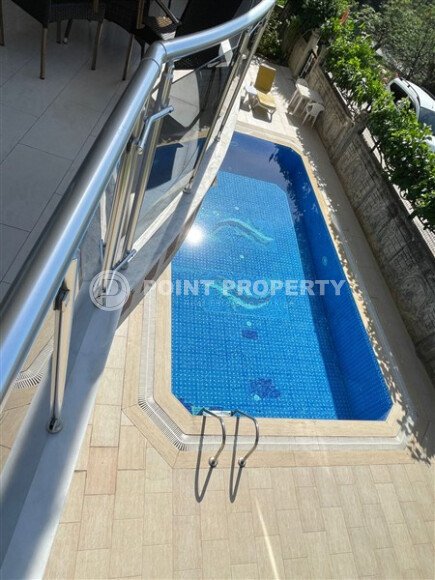 Просторная квартира с видом на море и историческую крепость Алании-id-9383-фото-13