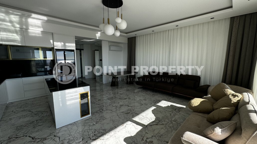 Panoramic villas with sea views 650 meters from the beach, in the picturesque resort area of Alanya - Incekum-id-7242-photo-2