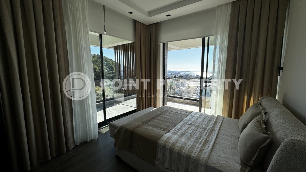 Panoramic villas with sea views 650 meters from the beach, in the picturesque resort area of Alanya - Incekum-id-7242-photo-5