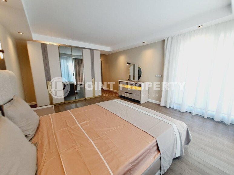 Panoramic villas with sea views 650 meters from the beach, in the picturesque resort area of Alanya - Incekum-id-7242-photo-7