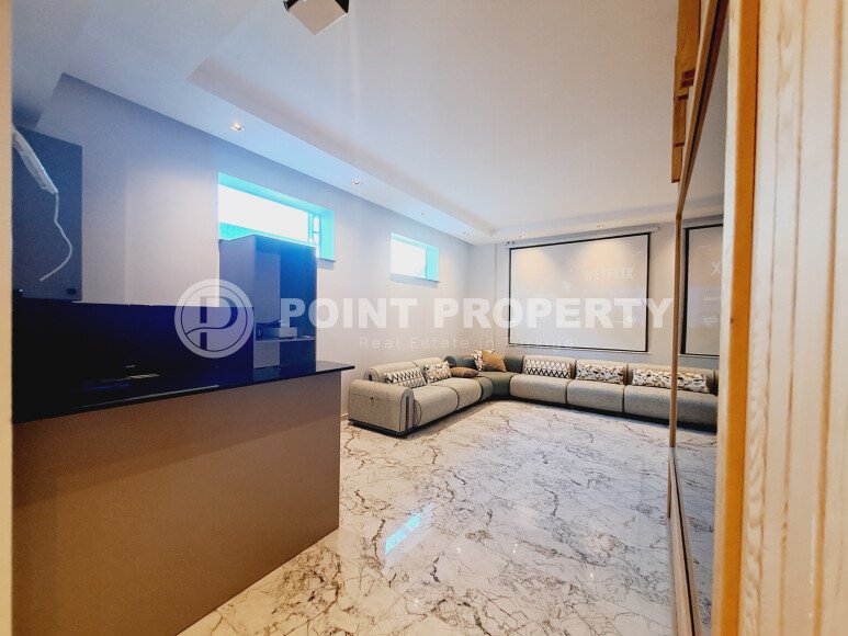 Panoramic villas with sea views 650 meters from the beach, in the picturesque resort area of Alanya - Incekum-id-7242-photo-8