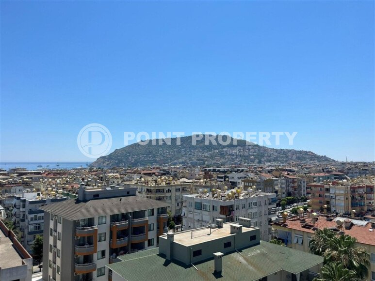 Светлая квартира 56 м² в центре Аланьи с видом на море-id-9387-фото-3