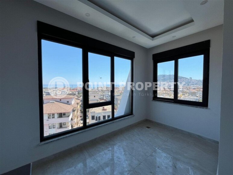 Светлая квартира 56 м² в центре Аланьи с видом на море-id-9387-фото-9