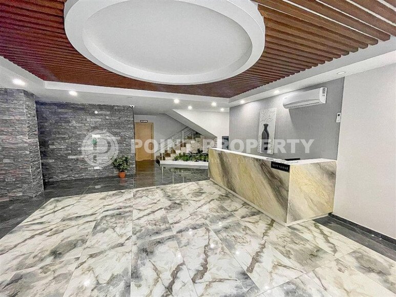 Светлая квартира 56 м² в центре Аланьи с видом на море-id-9387-фото-16