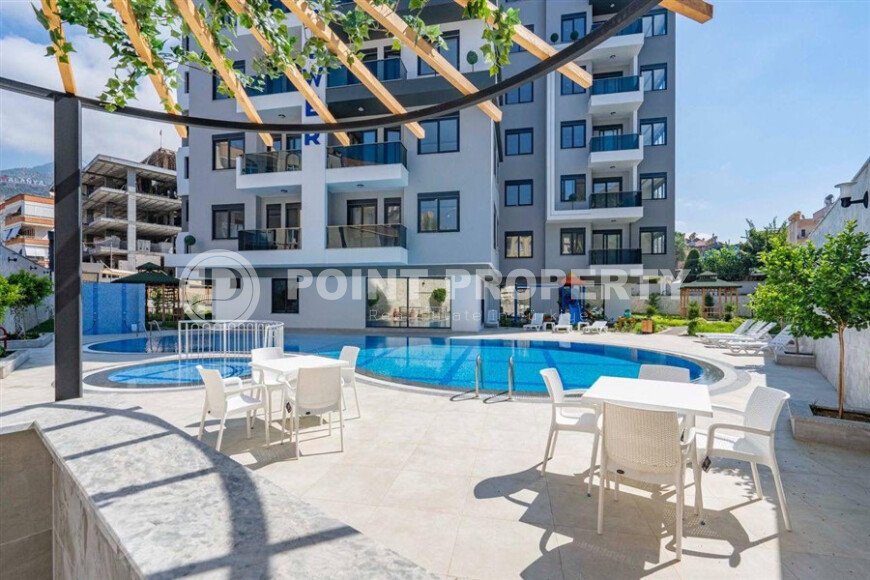 Светлая квартира 56 м² в центре Аланьи с видом на море-id-9387-фото-20