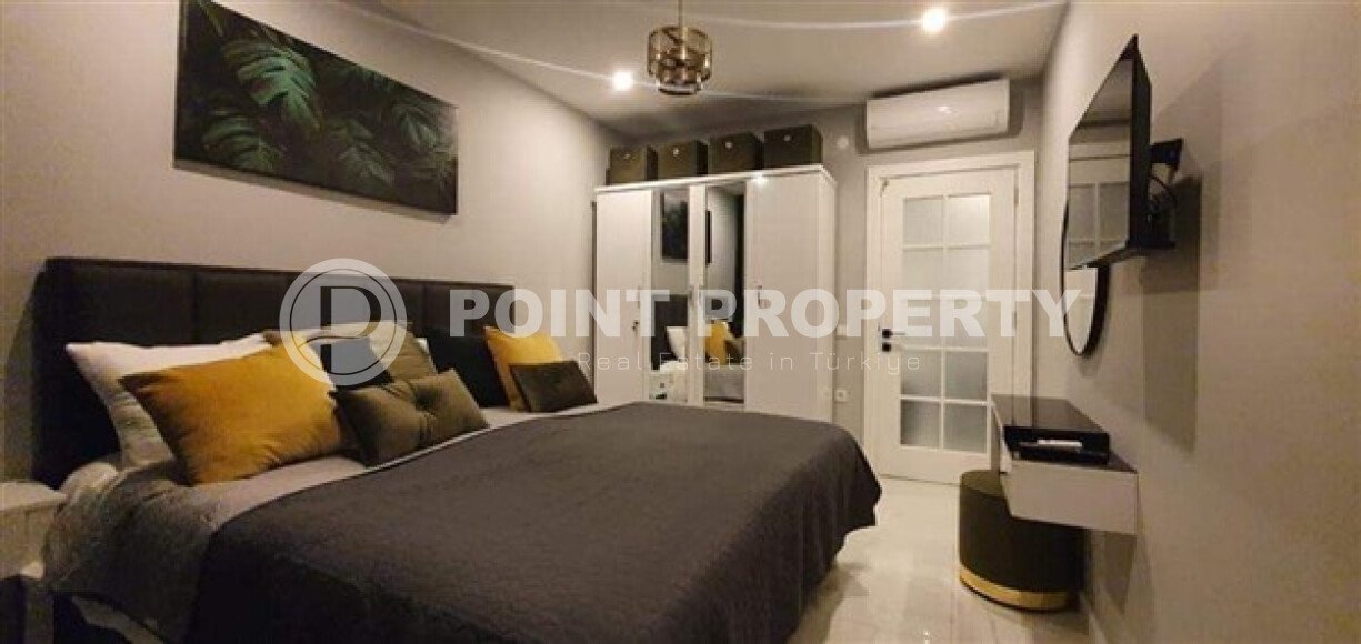 Стильная квартира 55 м² в центре Аланьи рядом с пляжем Кейкубат-id-9388-фото-3