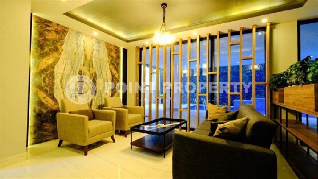 Стильная квартира 55 м² в центре Аланьи рядом с пляжем Кейкубат-id-9388-фото-10