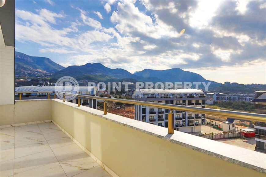 Пентхаус 2+1 в районе Оба с красивым видом на горы-id-9398-фото-22