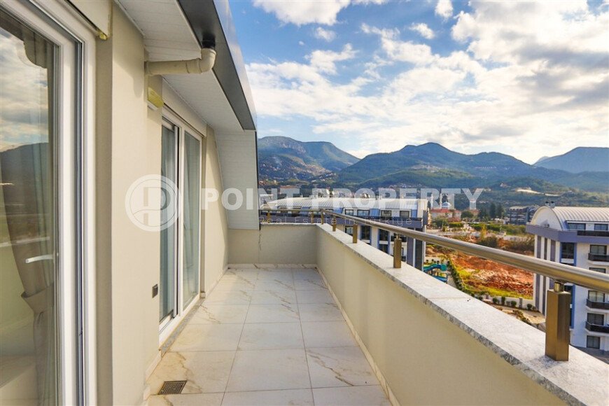 Пентхаус 2+1 в районе Оба с красивым видом на горы-id-9398-фото-23