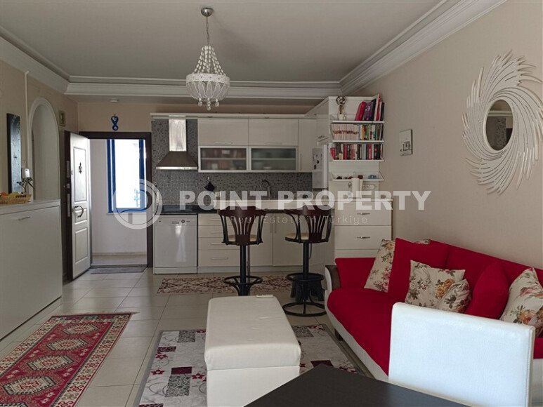 Квартира 60 м² в центре Аланьи, 50 м от пляжа Клеопатры, подходит для ВНЖ-id-9406-фото-3