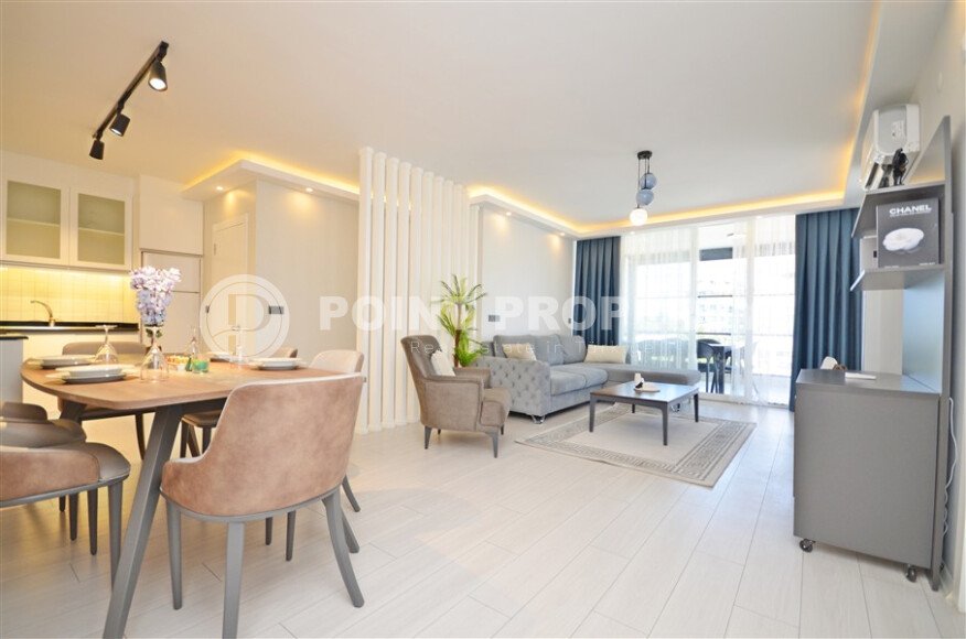 Светлая квартира, 110 м² в районе Каргыджак, 200 м до моря-id-9409-фото-3