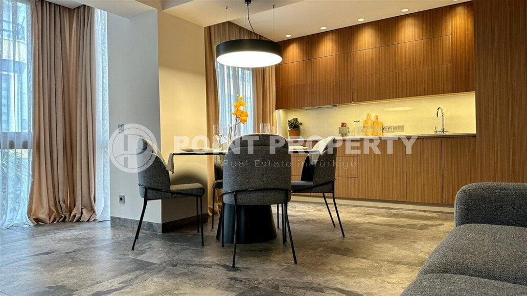 Стильная квартира  87 м² в центре Аланьи, в шаговой доступности от пляжа Клеопатры-id-9415-фото-2